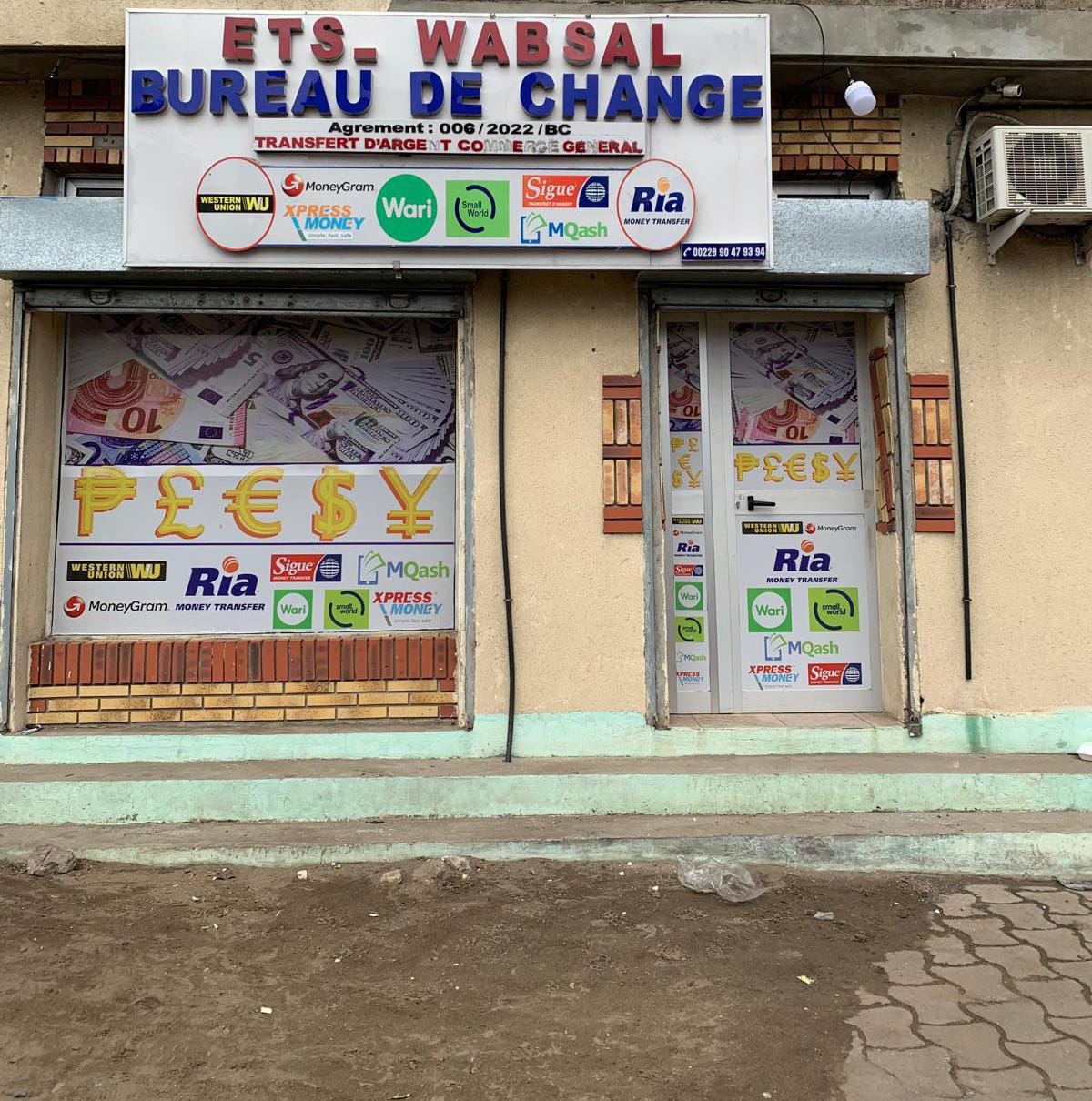 Notre bureau de change au Togo